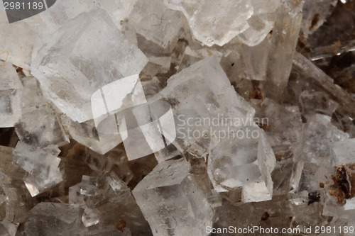 Image of salt cubes natural mineral background