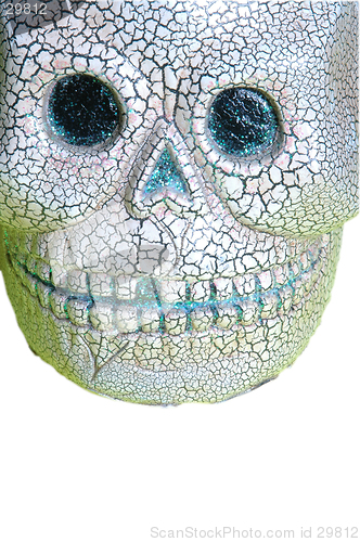 Image of skull onwhite