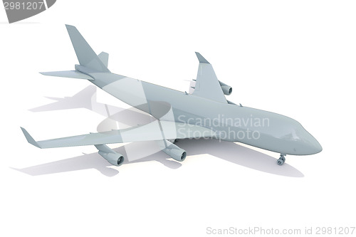Image of Plane on white