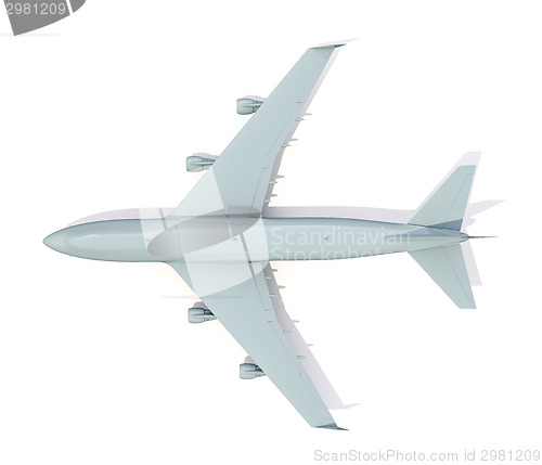 Image of Plane on white