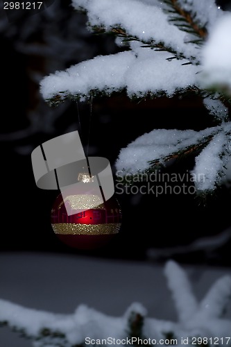 Image of christmas tree decoration