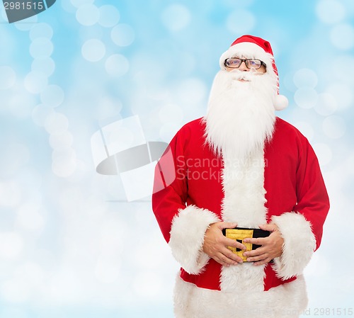 Image of man in costume of santa claus