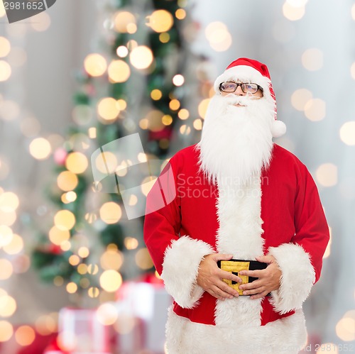Image of man in costume of santa claus