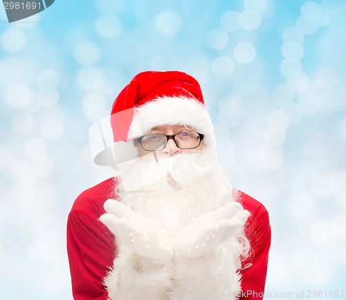 Image of man in costume of santa claus