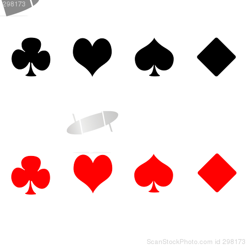 Image of Playing card suits