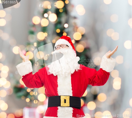 Image of man in costume of santa claus