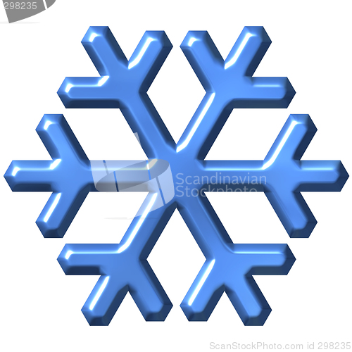 Image of 3D Snowflake
