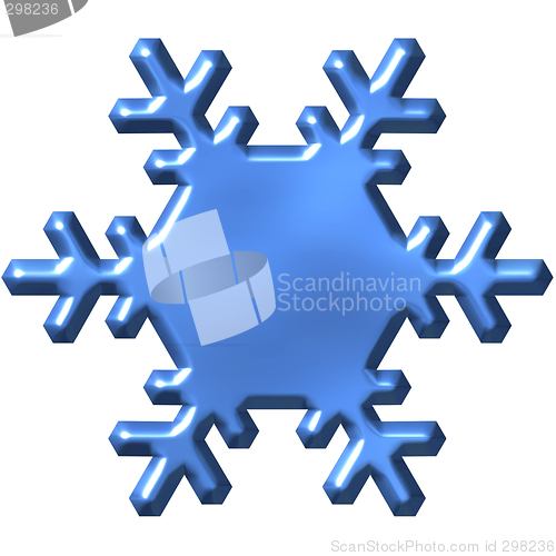 Image of 3D Snowflake