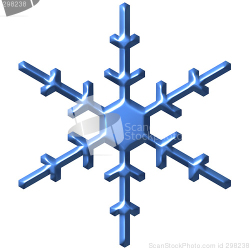 Image of 3D Snowflake