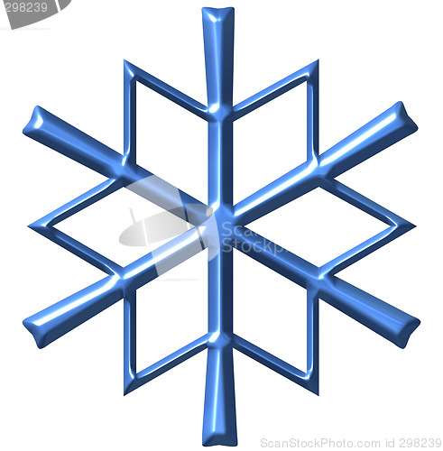 Image of 3D Snowflake