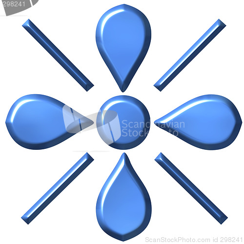 Image of 3D Snowflake
