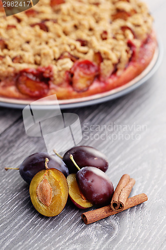 Image of plum cake
