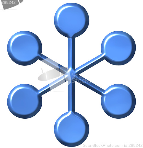 Image of 3D Snowflake