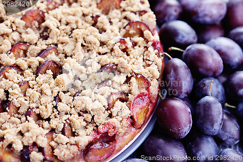 Image of plum cake