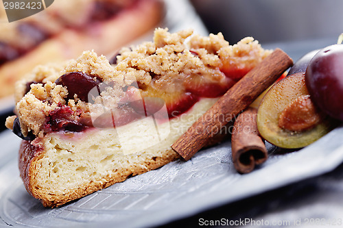 Image of plum cake