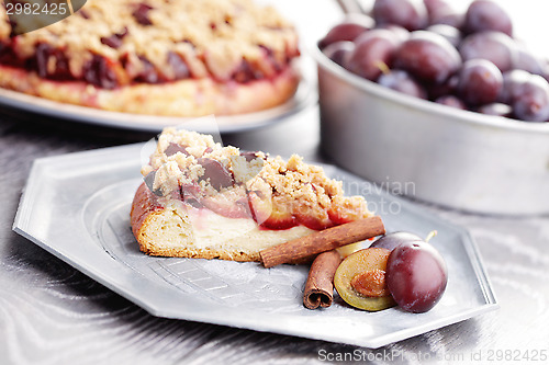 Image of plum cake