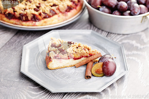 Image of plum cake