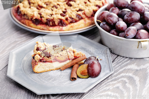 Image of plum cake