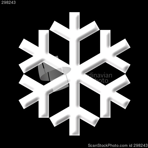 Image of 3D Snowflake