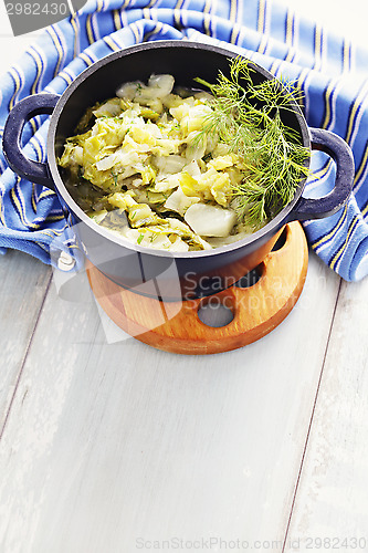 Image of stew cabbage