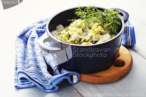 Image of stew cabbage