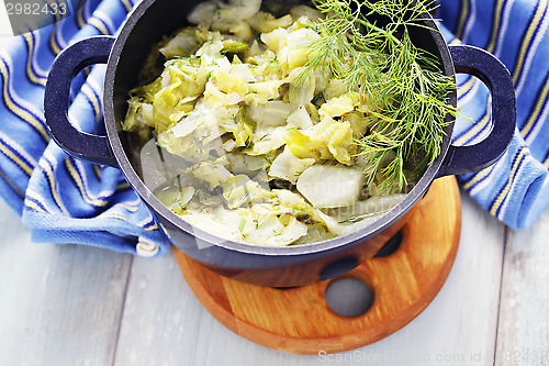 Image of stew cabbage