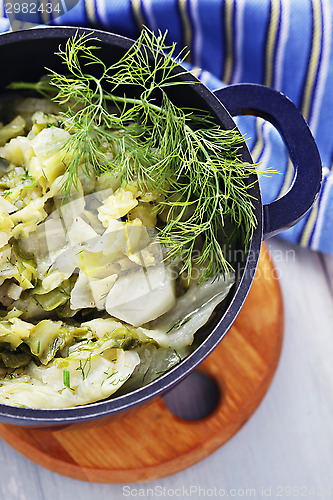 Image of stew cabbage