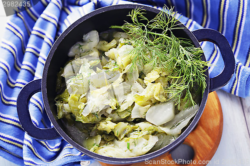 Image of stew cabbage