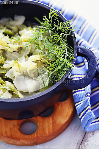 Image of stew cabbage
