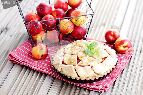 Image of nectarine tart