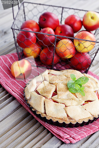 Image of nectarine tart