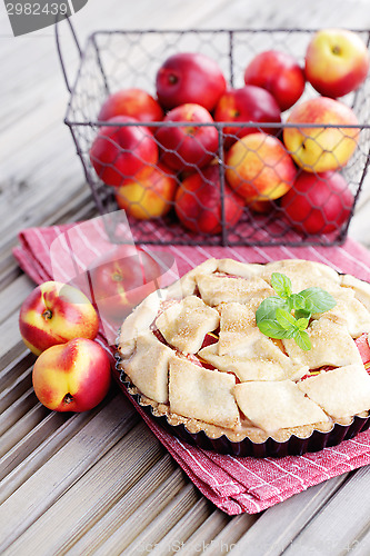 Image of nectarine tart