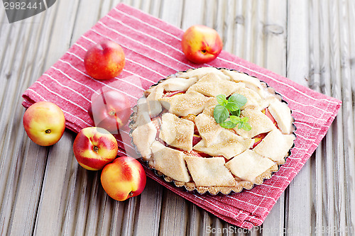 Image of nectarine tart