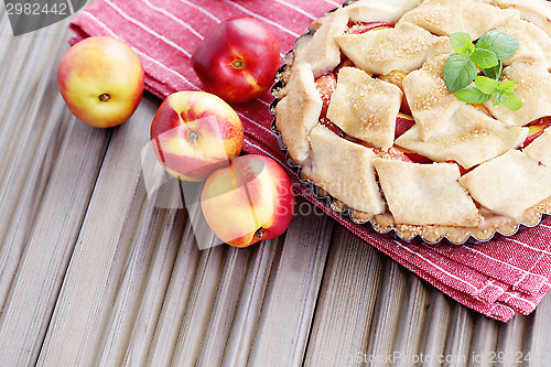 Image of nectarine tart