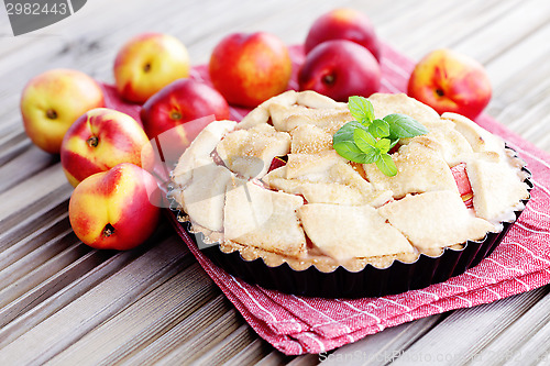 Image of nectarine tart