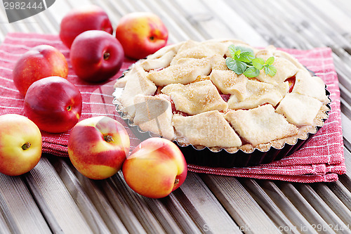 Image of nectarine tart