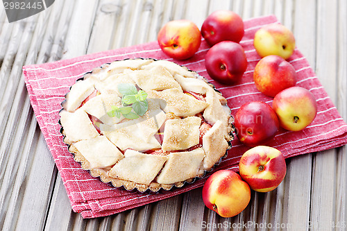 Image of nectarine tart