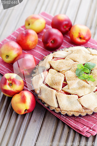 Image of nectarine tart