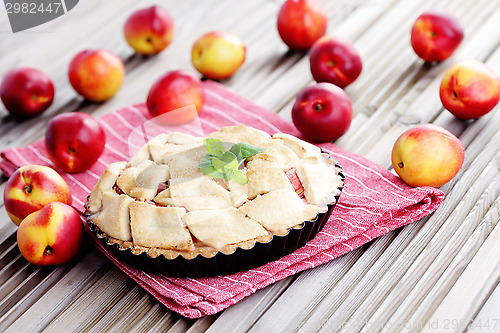 Image of nectarine tart