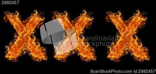 Image of XXX flames