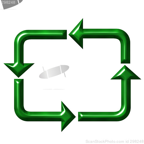 Image of Square Recycling Symbol