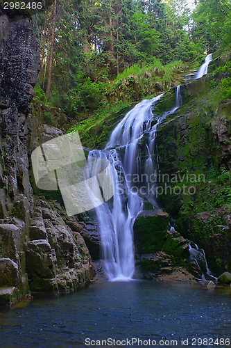 Image of Mountain waterfall
