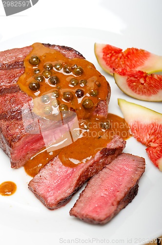 Image of green peppercorn beef filet mignon