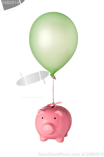 Image of Floating piggy bank