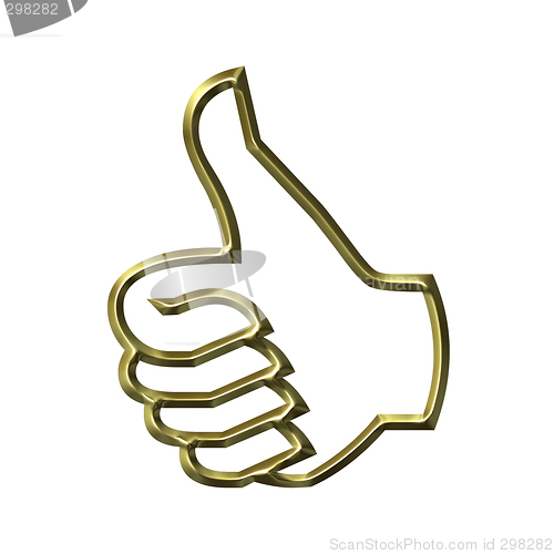 Image of Thumbs Up Success Hand Sign