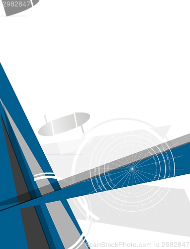 Image of Abstract modern minimal flat flyer design