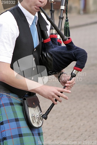 Image of Bagpipe player