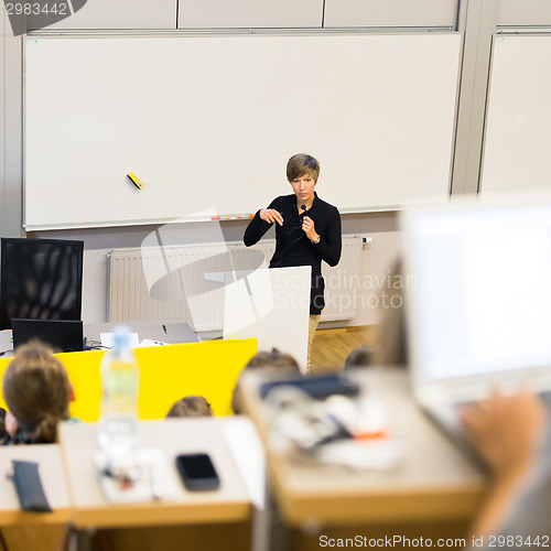 Image of Lecture at university.