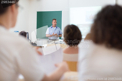 Image of Lecturer at university.