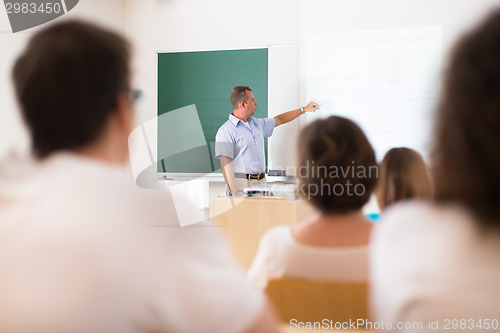 Image of Lecturer at university.